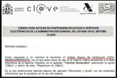 Solicitar la carta de invitacion Cl@ve